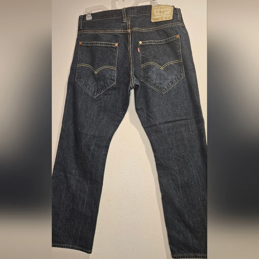 Levi's 514 Men's Dark Blue Straight Jeans Sz. 36 X 30